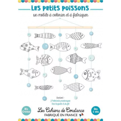 Mobile à fabriquer et à colorier "Poissons" - Les cahiers de Constance