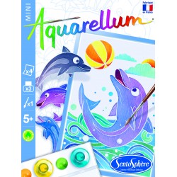 Aquarellum mini "Dauphins" - Sentosphère