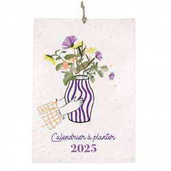 Calendrier 2025 à planter - "Bouquets" - La page de couverture, à planter elle aussi !