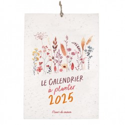 Calendrier 2025 à planter - "Saisons" - La page de couverture (ensemencée !)