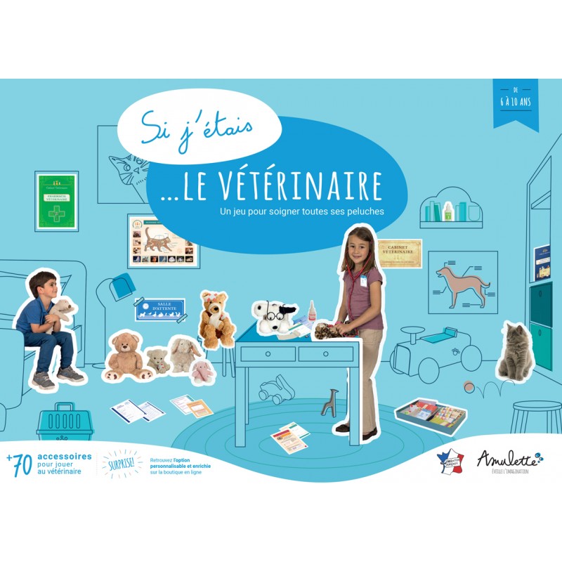 Coffret "Si j'étais le vétérinaire" - Amulette