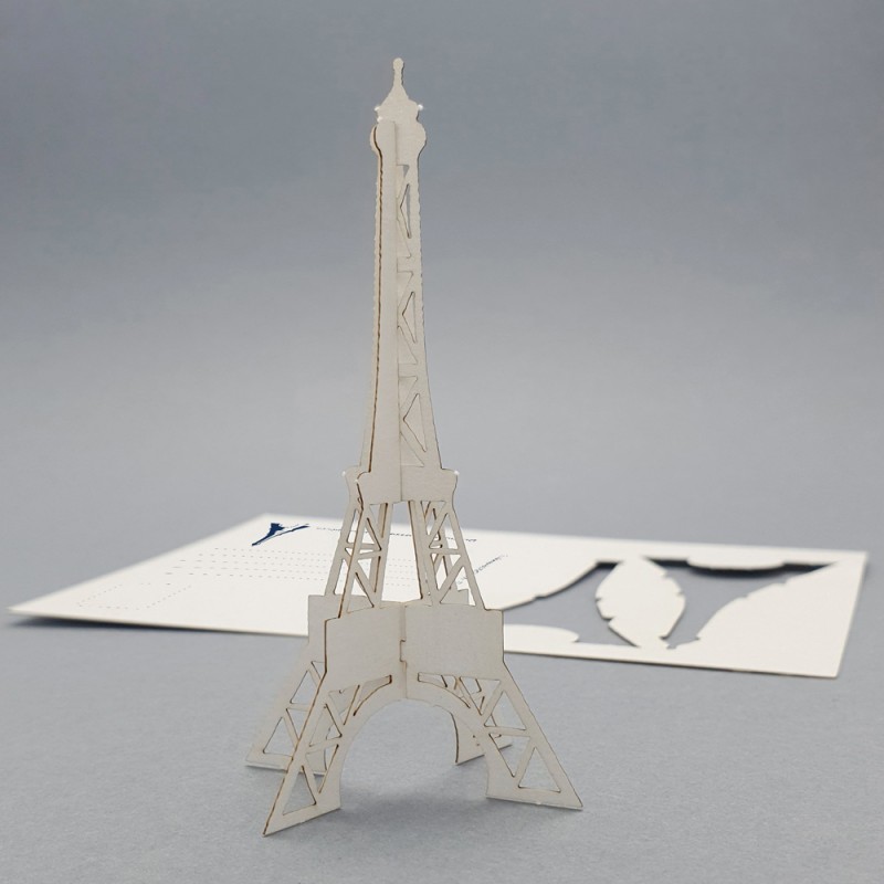 Carte postale Tour Eiffel 3D
