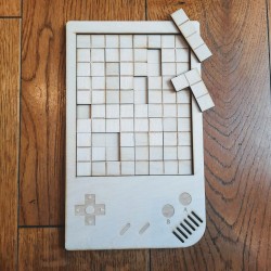 Jeu casse tête Tetris en bois